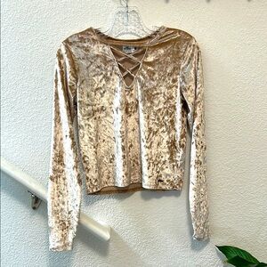 Holster velvety pink top